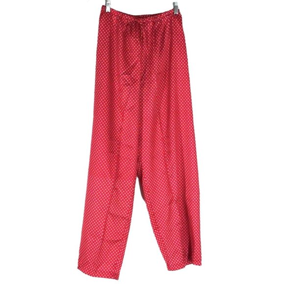 Vintage 80s Donna Richard for Gilligan O'Malley Silky Geometric Print Pajama Set - Picture 8 of 12